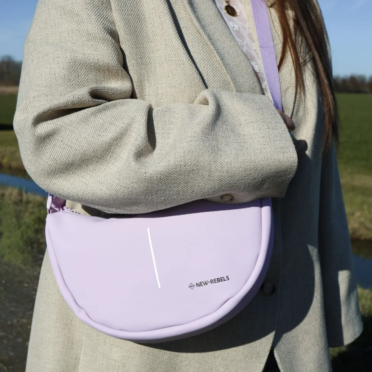 Branson - Half Moonbag lila - Afbeelding 7