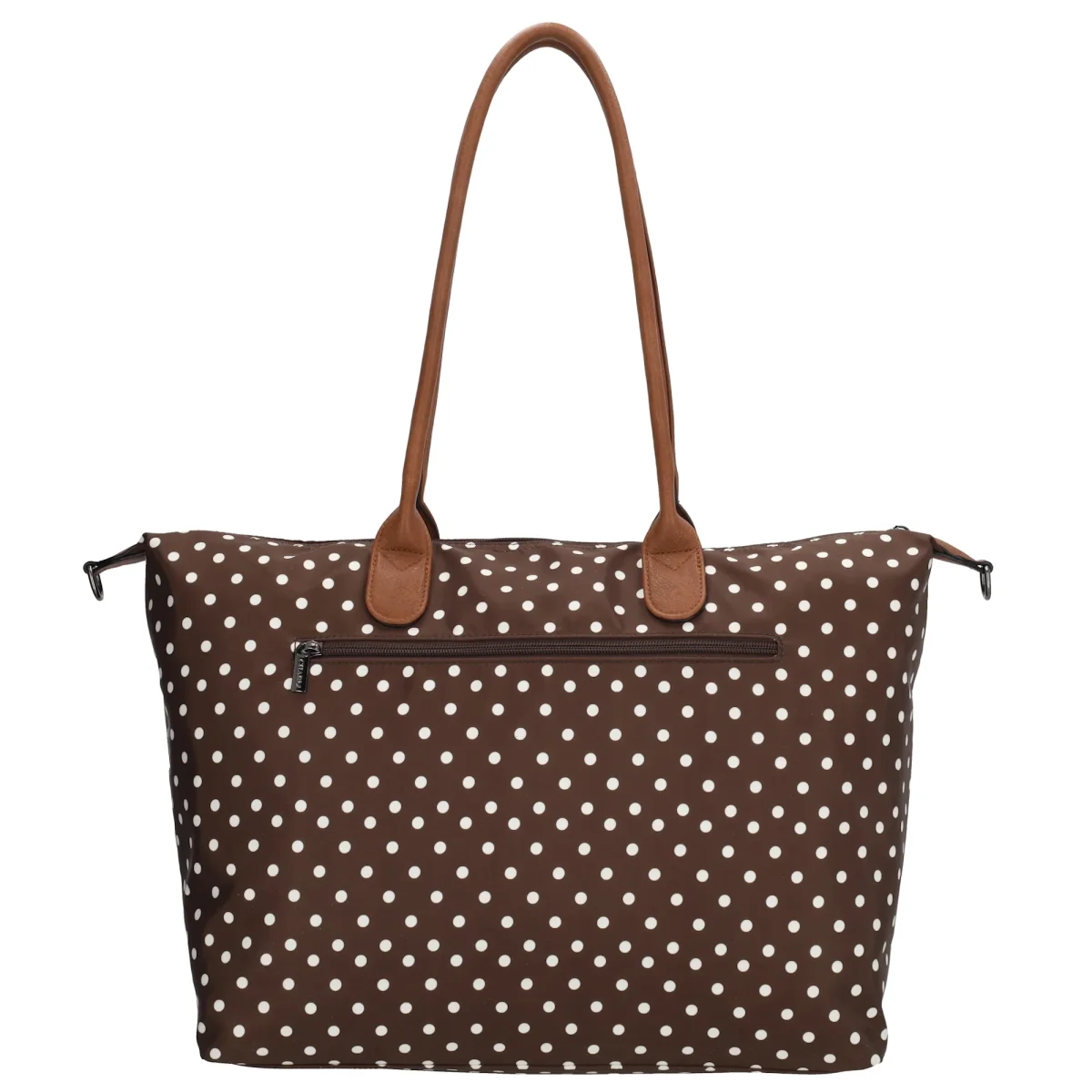 Buckingham Laptoptas 15.6” stippen wit-donkerbruin - Afbeelding 6
