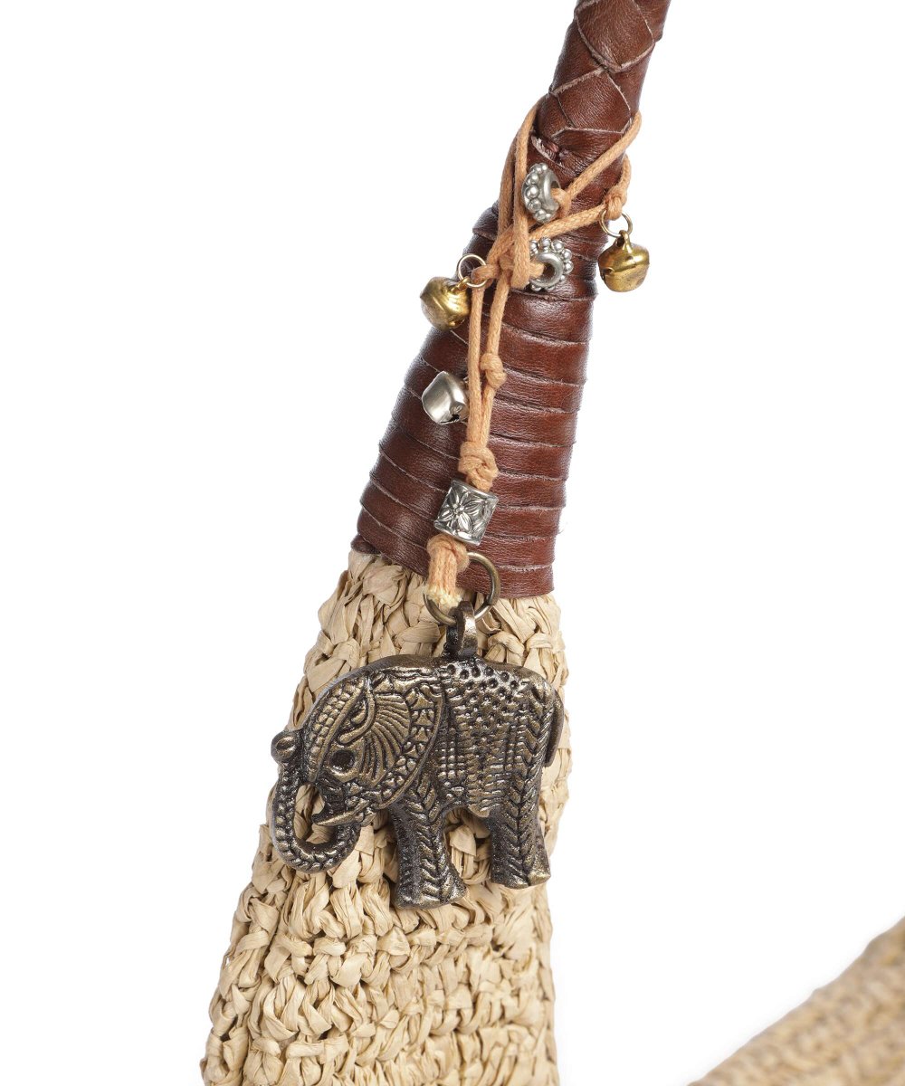Anokhi Hobo tas beige - Afbeelding 5