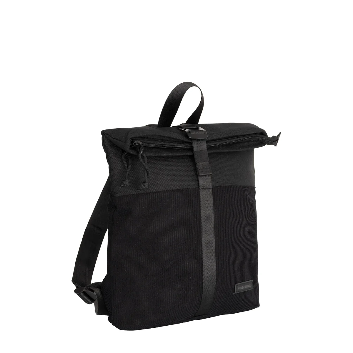 Ribbi - Rolrugzakje 'Los Angeles' mini black 7L - Afbeelding 2