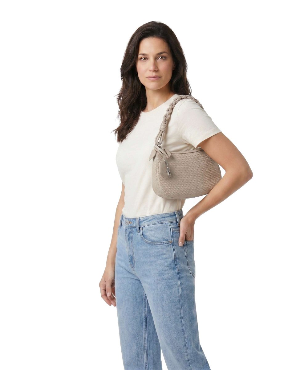 Armani Exchange Maya S Schoudertas sand - Afbeelding 4