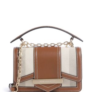 Karl Lagerfeld K/Nova Small Crossbody tas natural canvas/tan