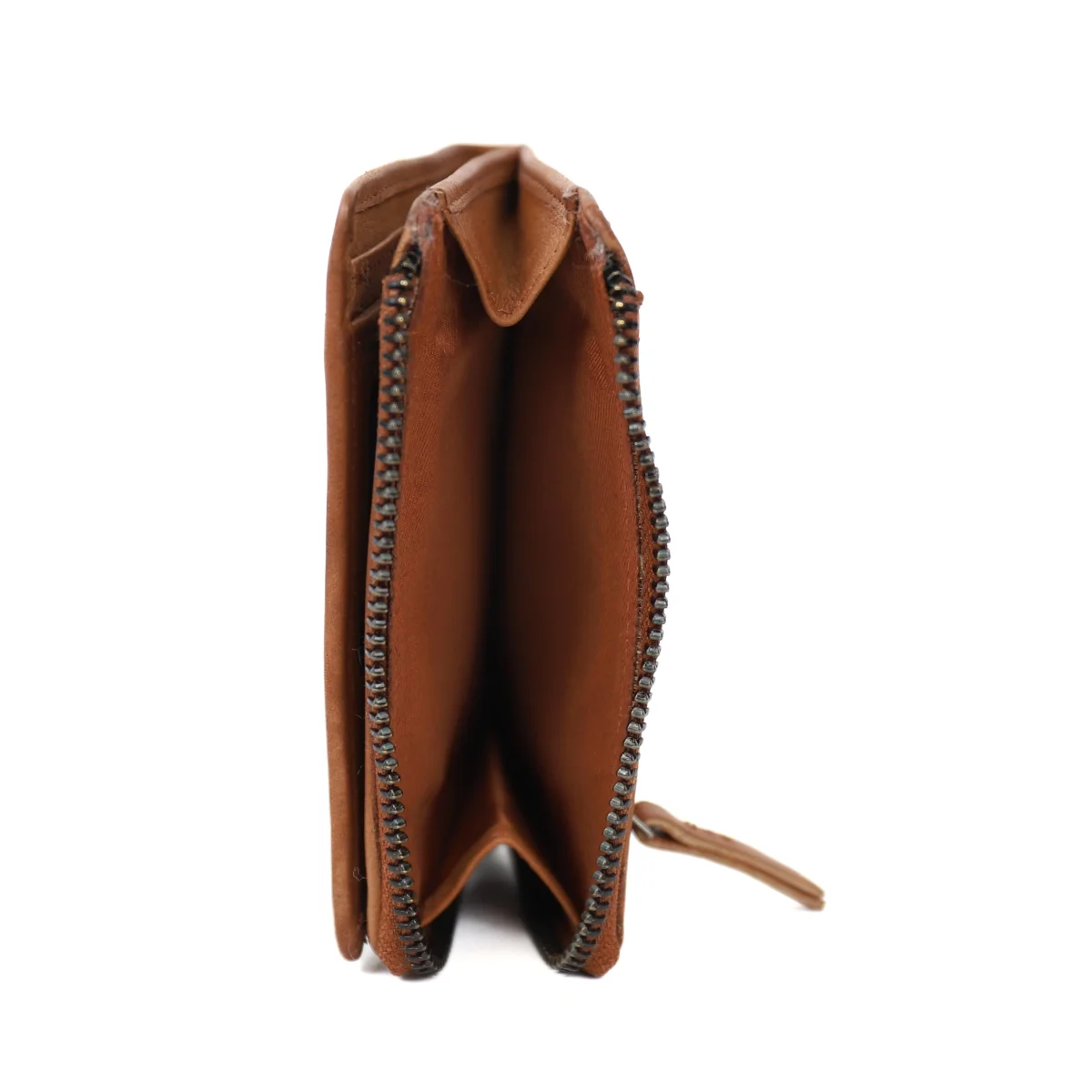 Ritsportemonneetje 'Gungun' cognac - Afbeelding 4