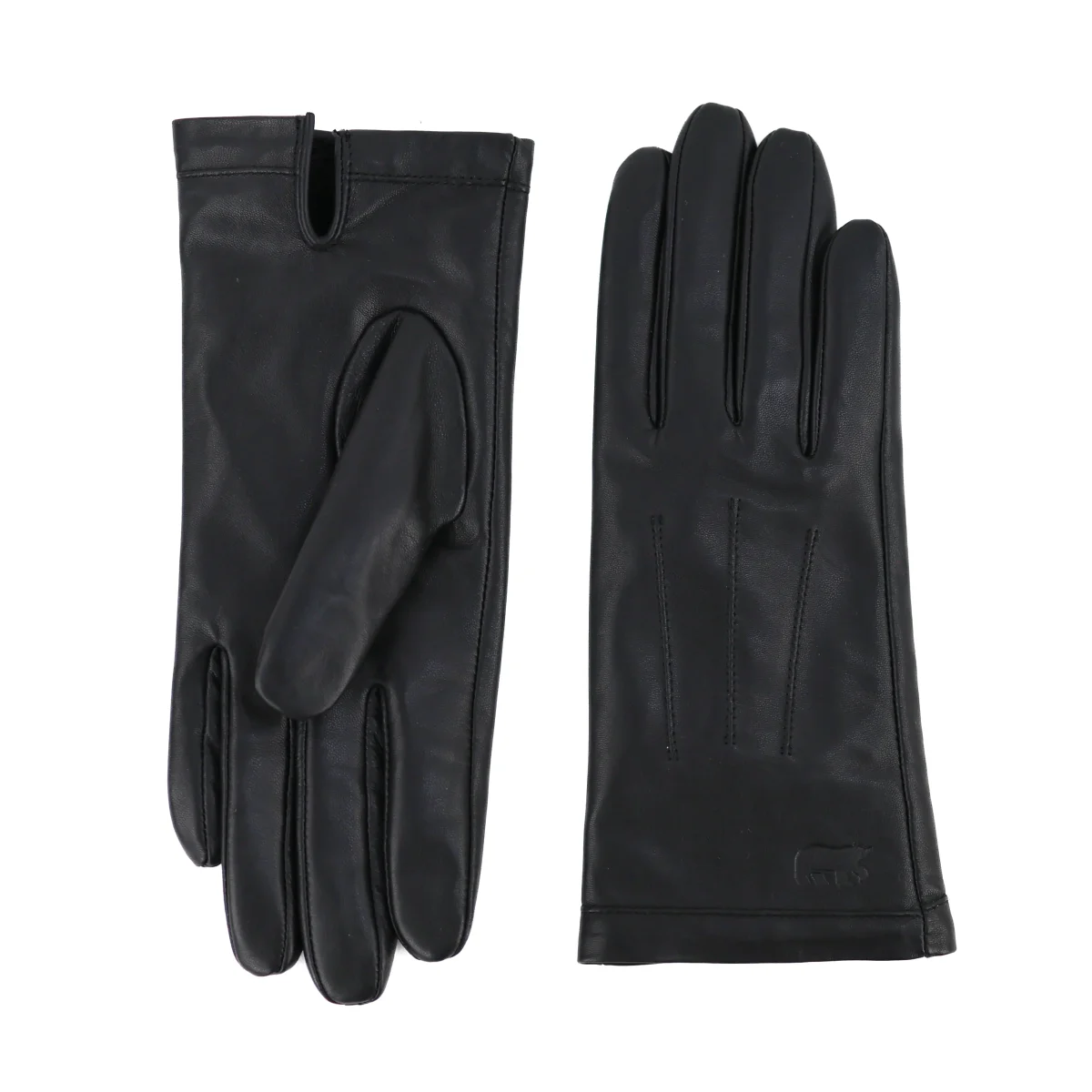 Leren heren handschoenen 'Arthur' zwart - Afbeelding 3