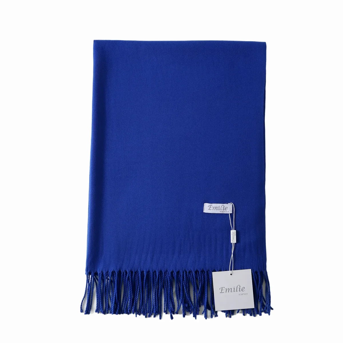 Pashmina sjaal kobaltblauw