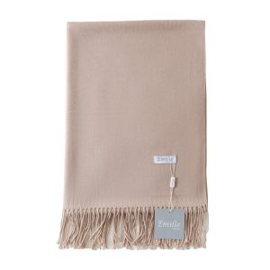 Pashmina sjaal donkerbeige