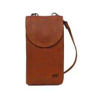 Telefoontasje 'Patty' cognac