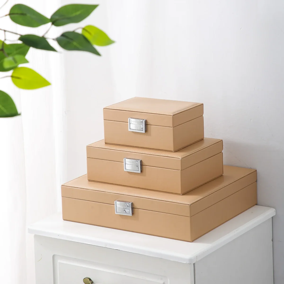Opbergdoos beige large - Afbeelding 5