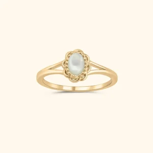 Pearl flower ring