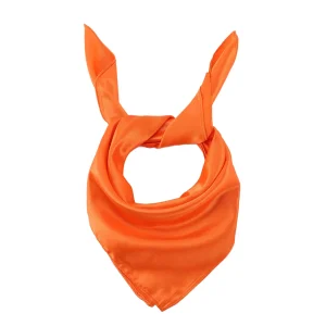 Sjaal satijn oranje