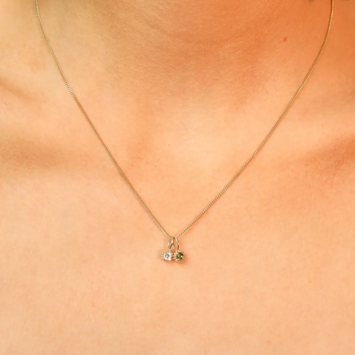 Ally Diamond pendant | 9K - Afbeelding 3