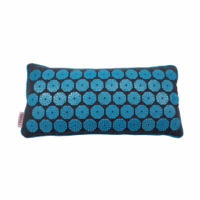 Flowee Nekkussen – Spijkermat kussen – Grijs & Blauw