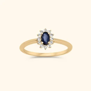 Lady D Sapphire ring | 9K