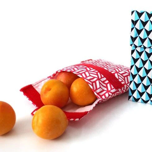Herbruikbare snack bag rood - Afbeelding 4