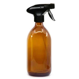 Amber glazen sprayfles