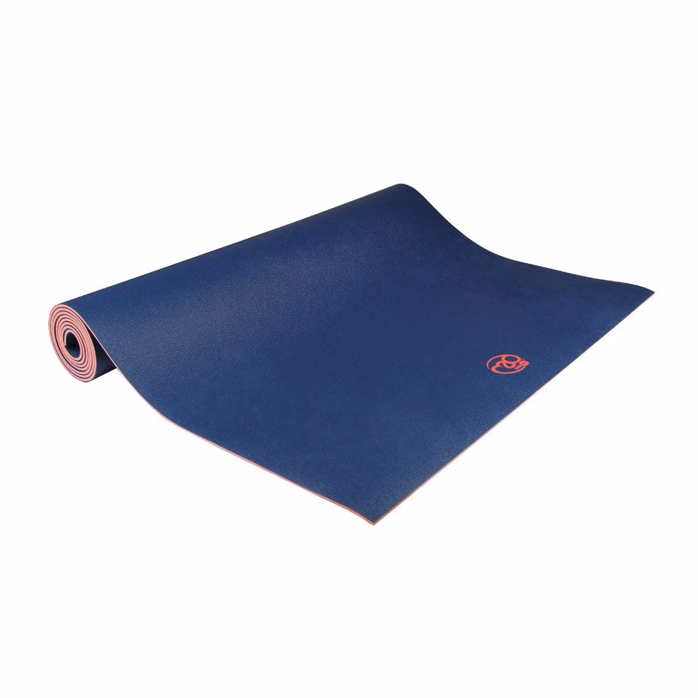 SureGrip Dunne Yogamat – 4 mm – Blauw - Afbeelding 3